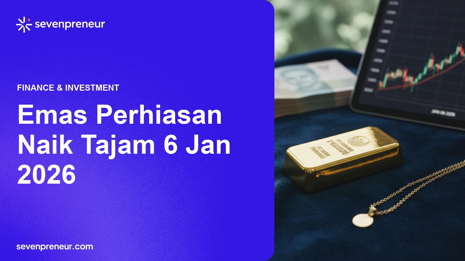 Harga Emas Perhiasan Naik Pada 6 Januari 2026, Antam Dan Pedagang Lokal Catat Dampak