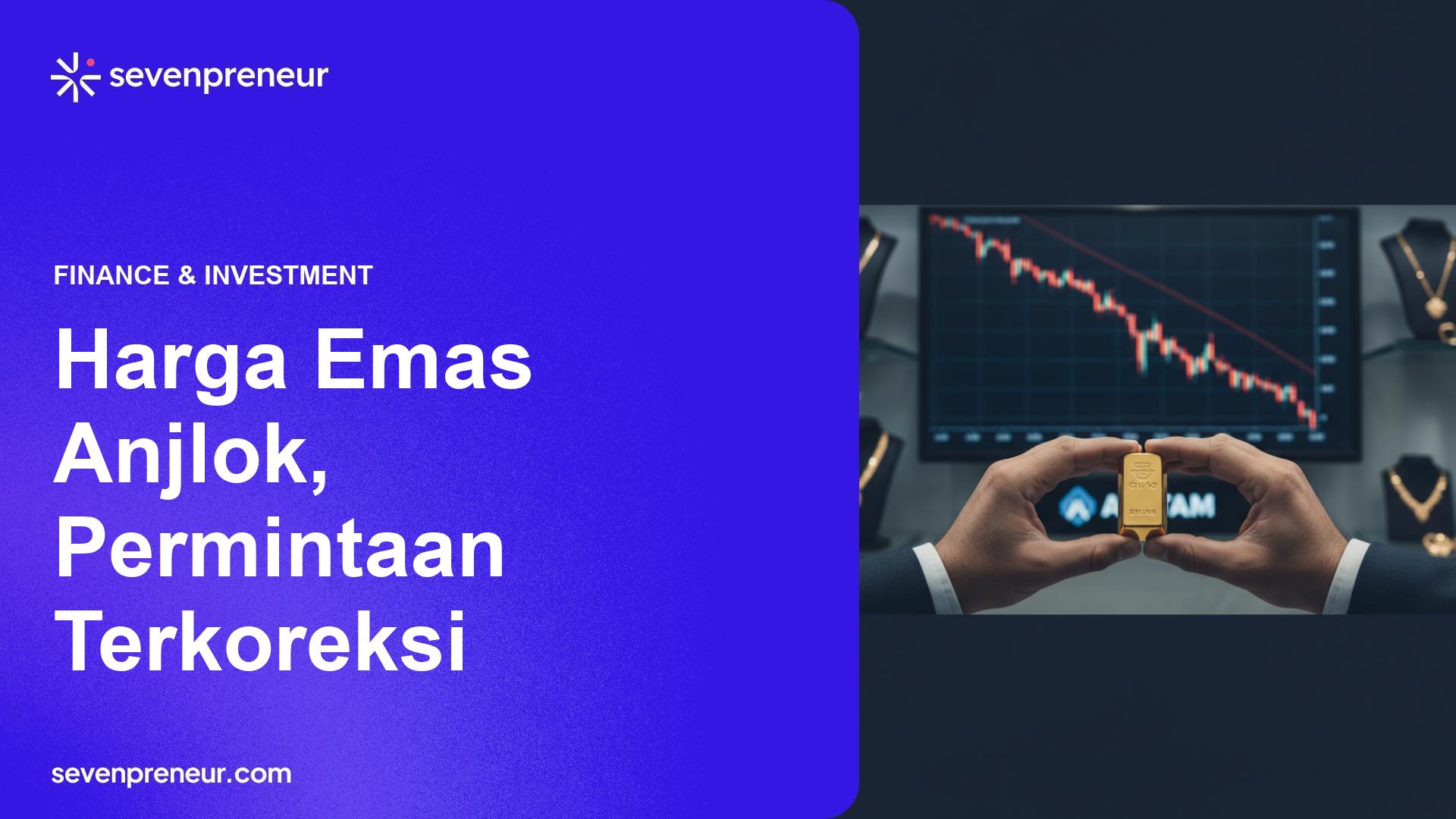 Koreksi Tajam Harga Emas Tekan Permintaan Perhiasan dan Investor