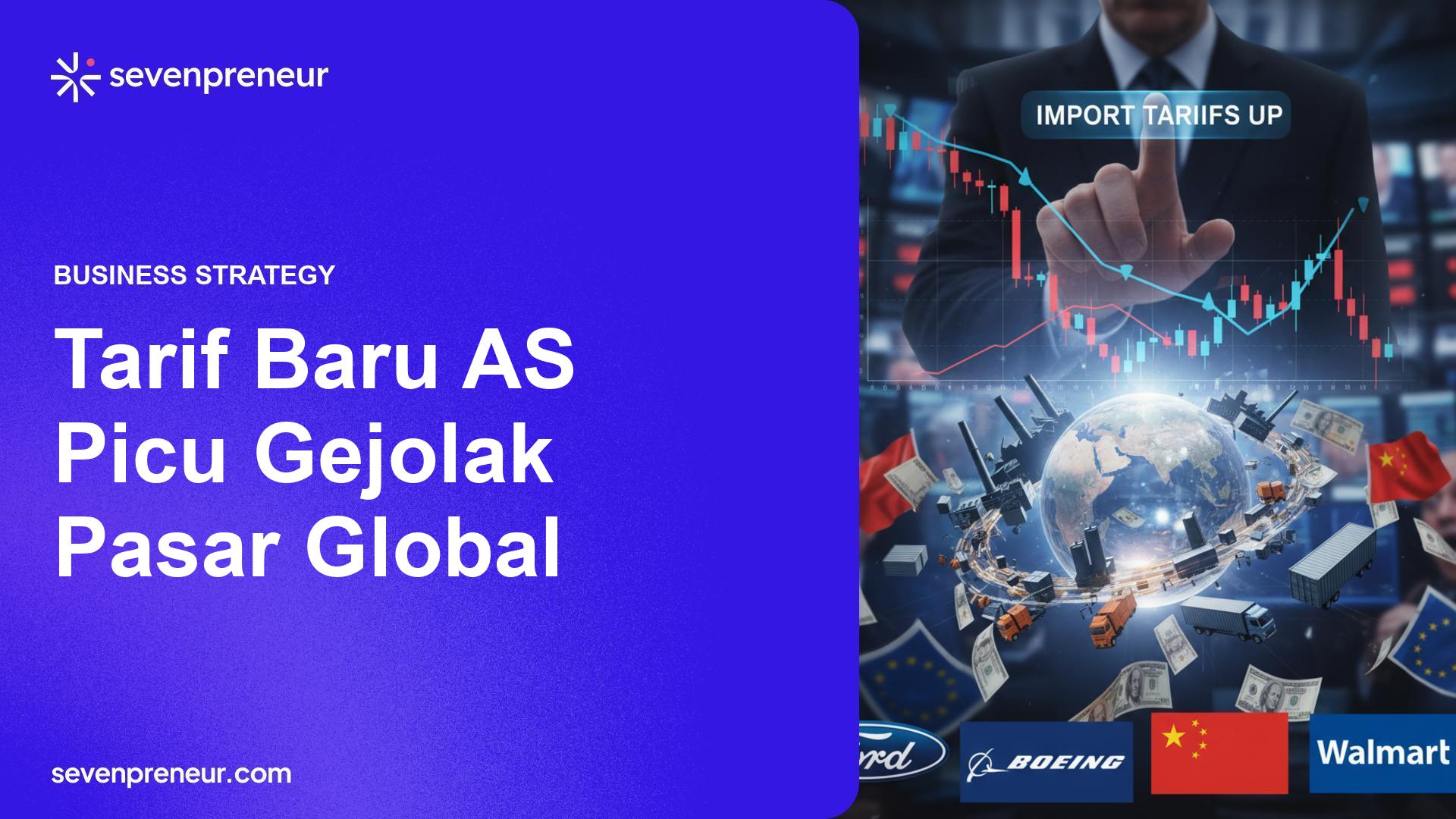 Tarif Impor Baru Trump Mulai Berlaku, Pasar Global Bergerak Panik