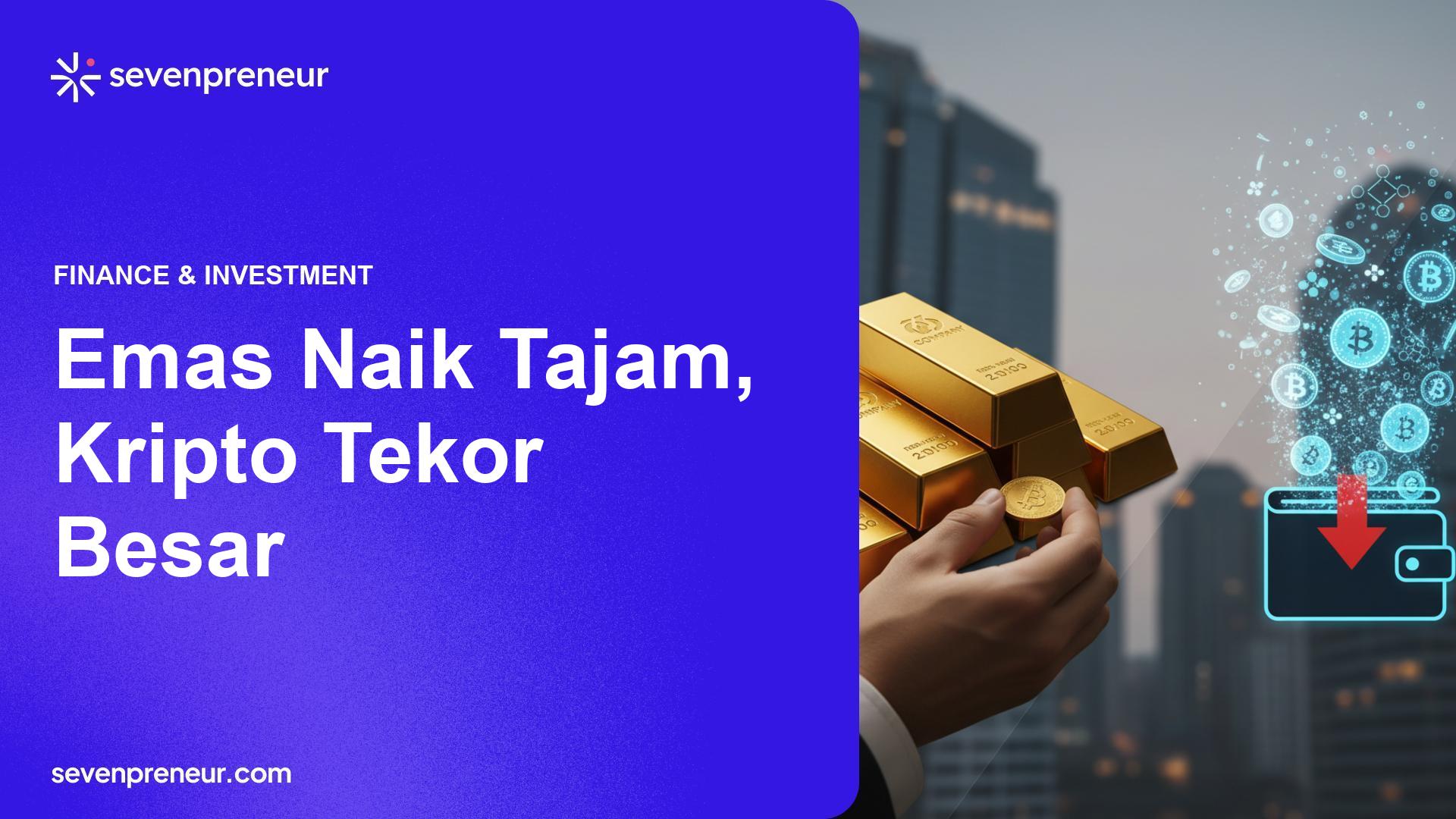 Emas Melonjak, Pasar Kripto Kehilangan Rp2.187 Triliun: Pergeseran Modal Di Tengah Gejolak Risiko