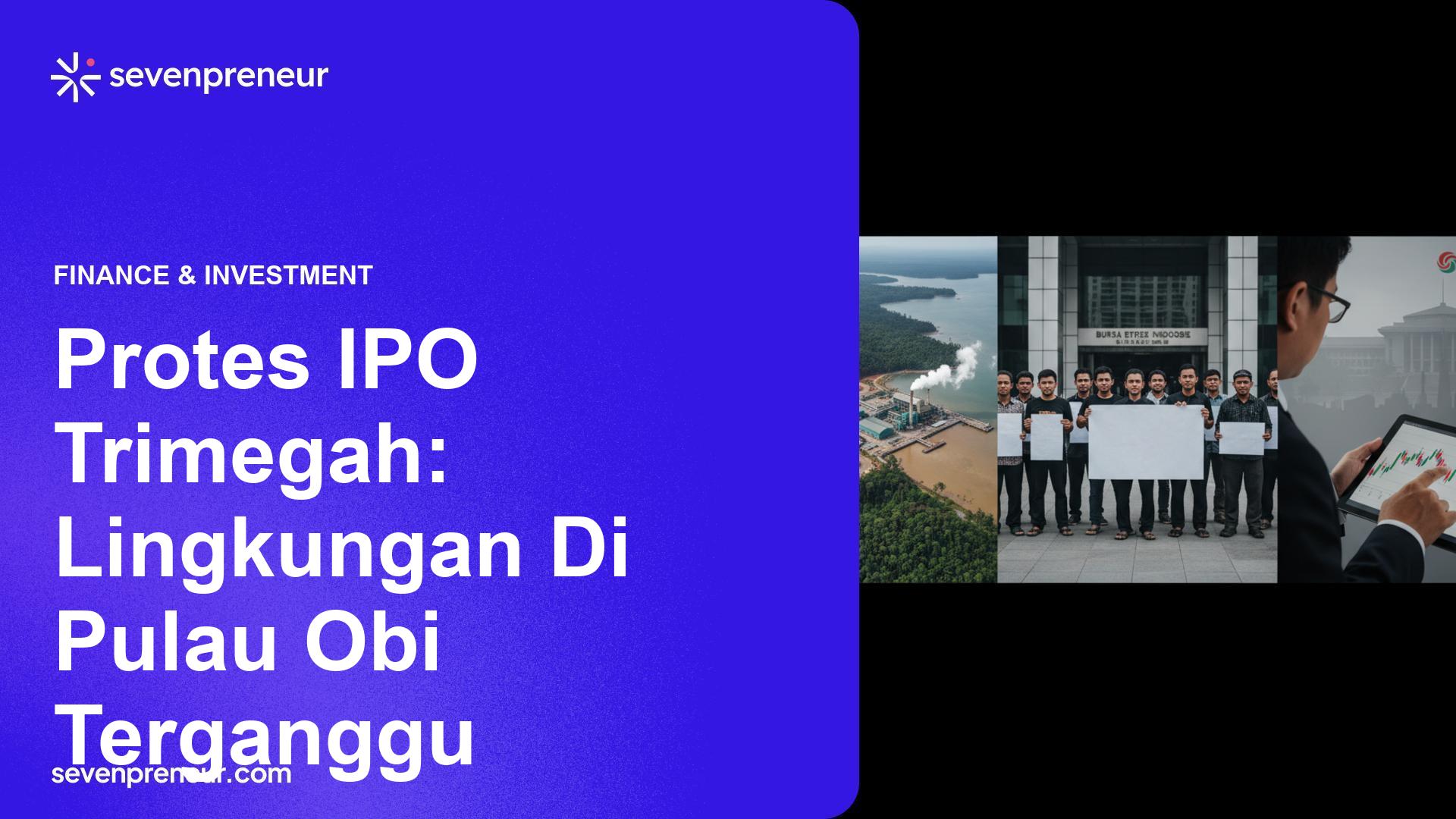 Aksi di BEI Soroti Dampak Lingkungan dari IPO Trimegah Bangun Persada