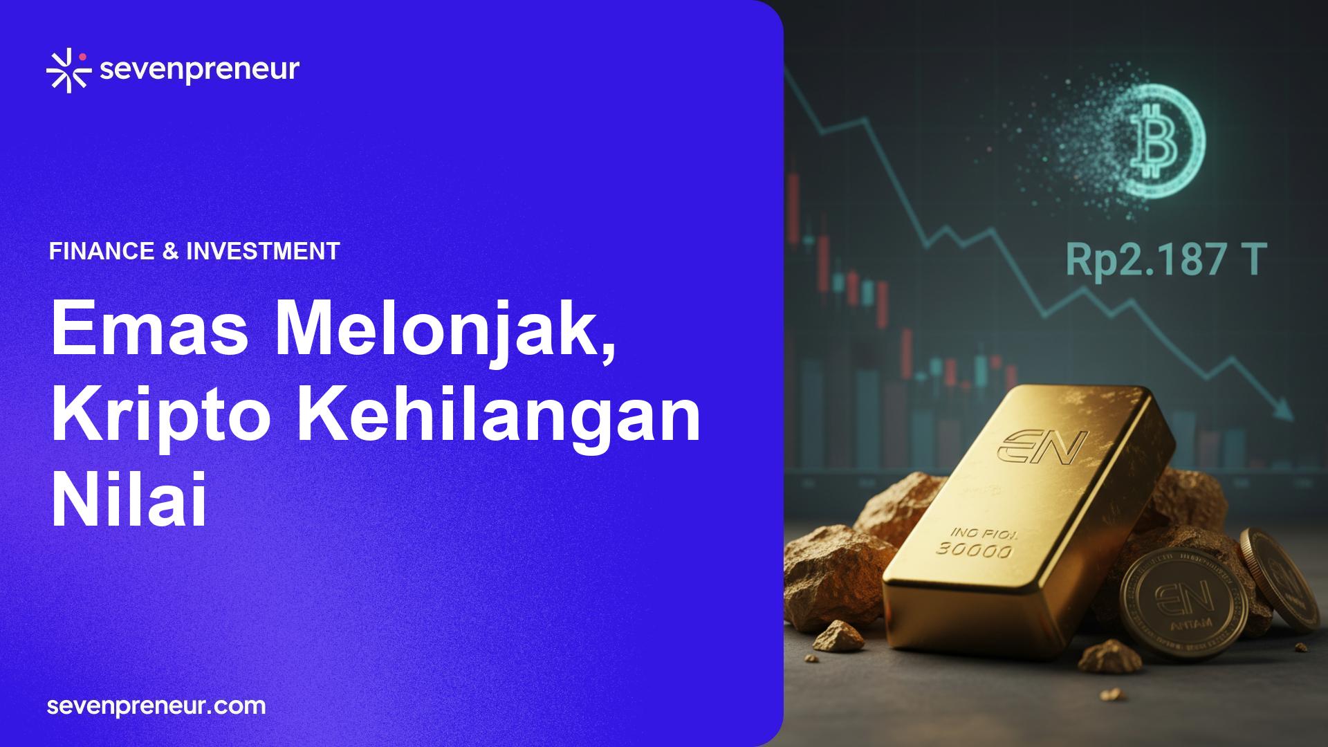 EN Dorong Reli Emas, Pasar Kripto Kehilangan Rp2,187 Triliun