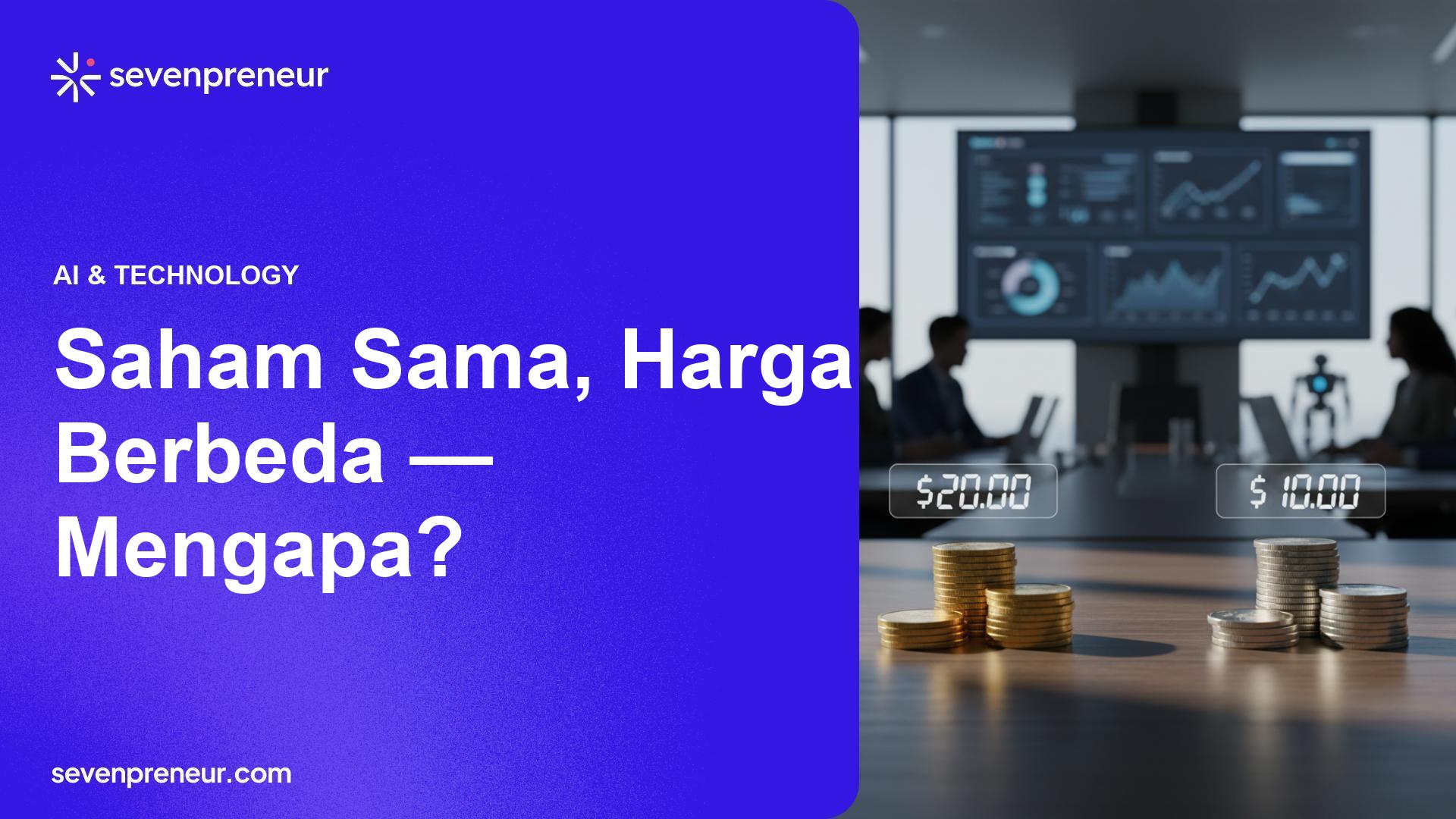 Mengapa Startup AI Menjual Saham Sama Dengan Dua Harga Berbeda