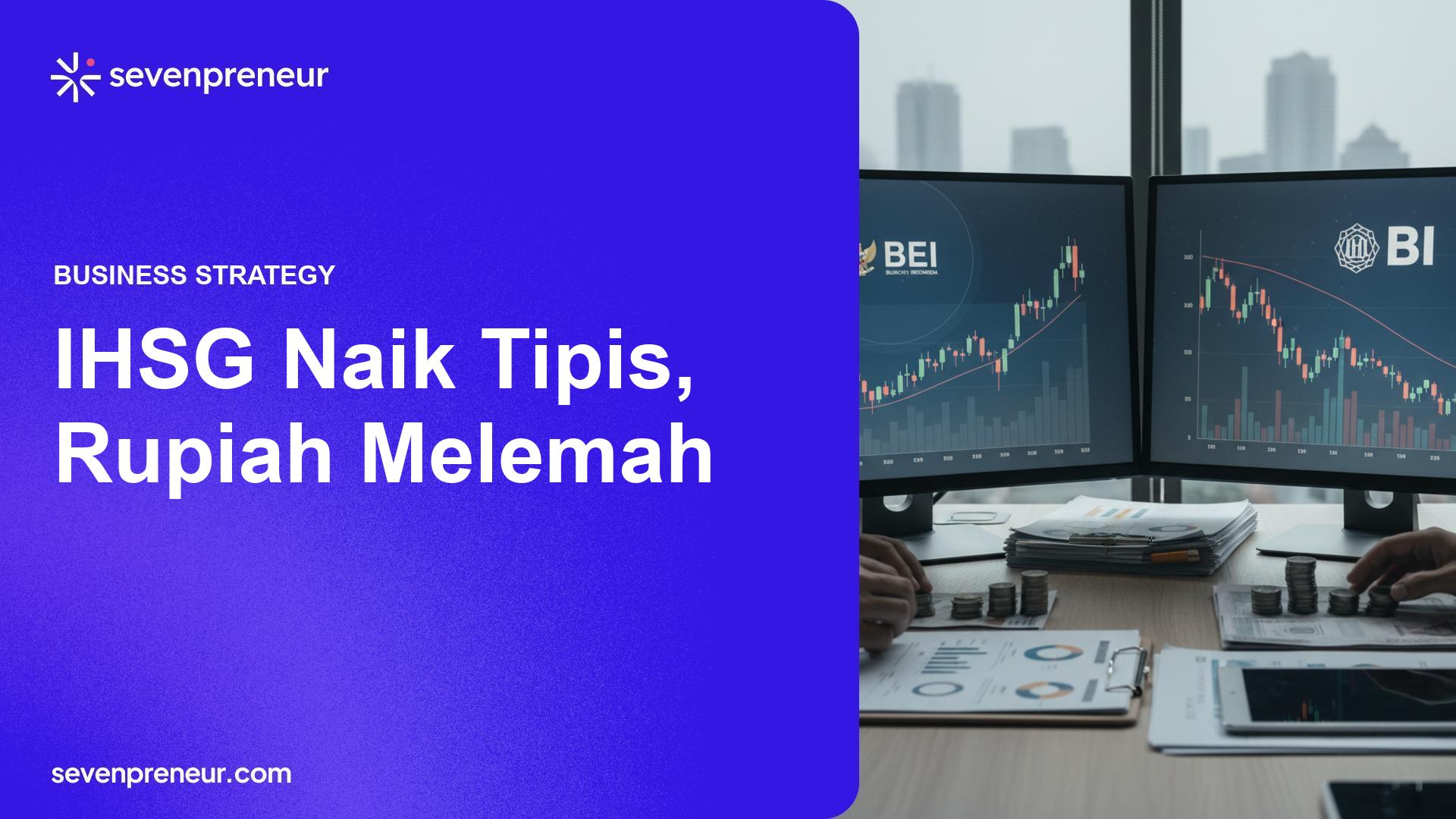 IHSG Menguat Tipis, Rupiah Terkoreksi Saat Investor Rebalancing Portofolio