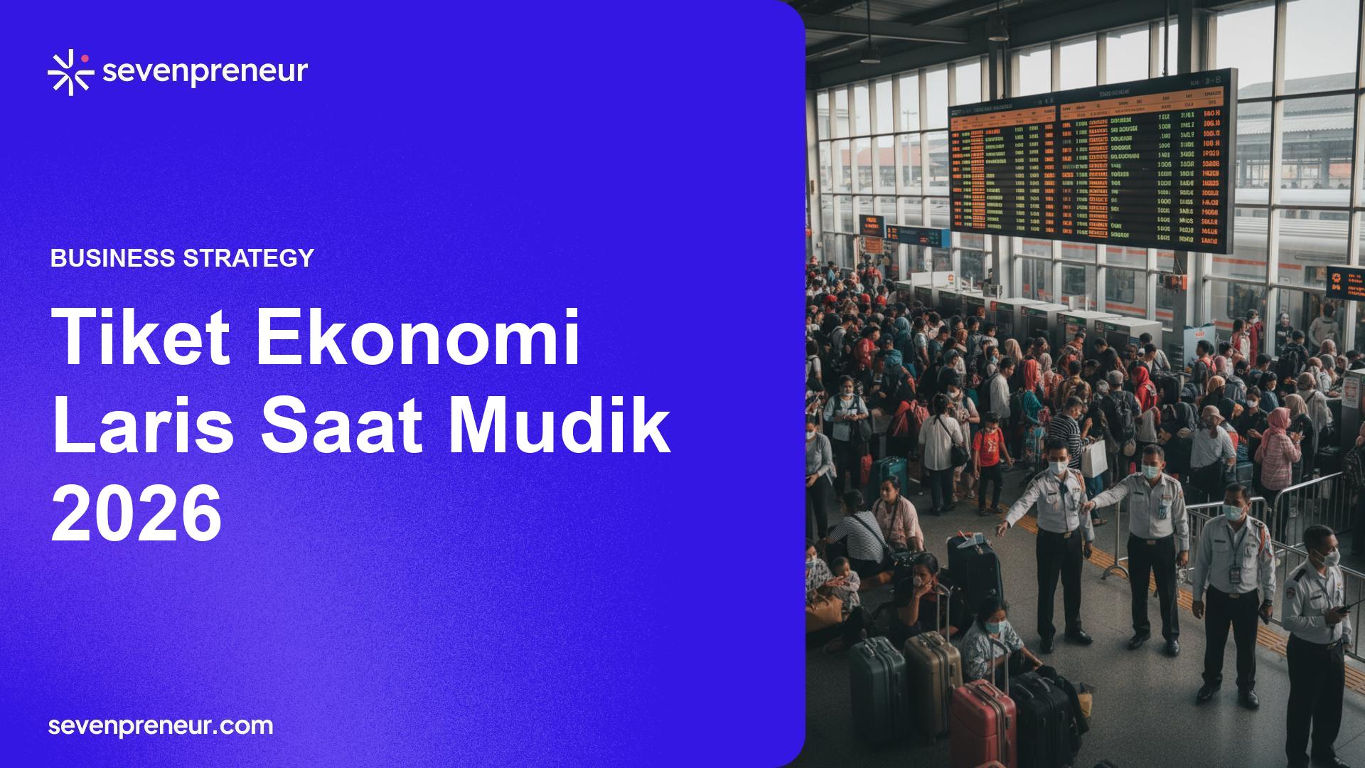Tiket Kelas Ekonomi Kerakyatan Laris Selama Libur Lebaran 2026, Tekanan pada Transportasi Publik