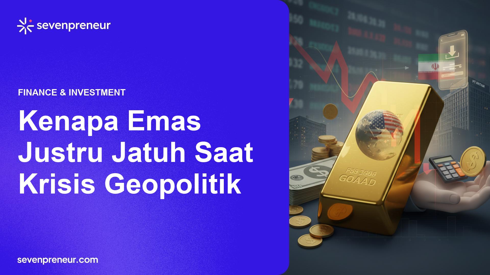 Mengapa Harga Emas Turun Saat Ketegangan AS-Iran Meningkat