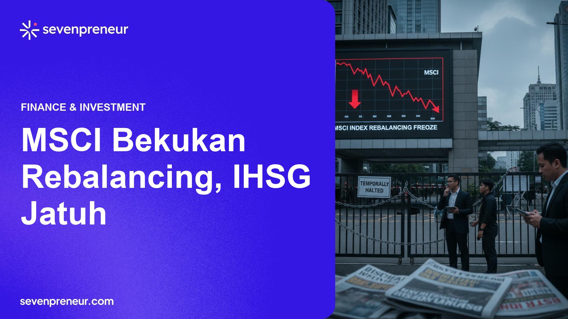 MSCI Bekukan Rebalancing Indeks Indonesia, IHSG Tertekan dan Bursa Hentikan Perdagangan Sementara
