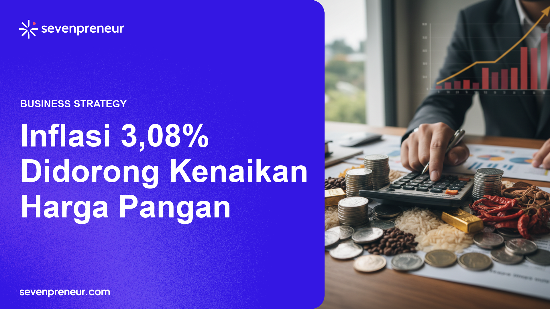 Inflasi Tahunan Tembus 3,08% pada Mei 2026, Tekanan dari Pangan dan Emas Perhiasan