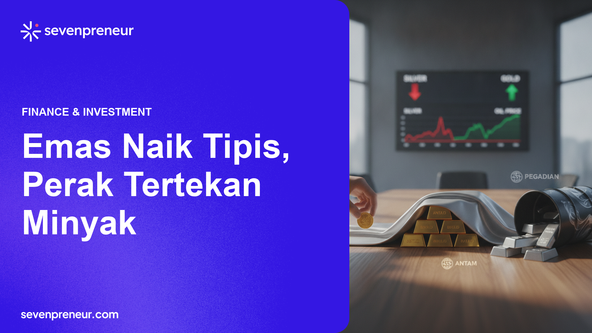 Emas Rebound Tipis Sementara Perak Tertekan Oleh Volatilitas Harga Minyak