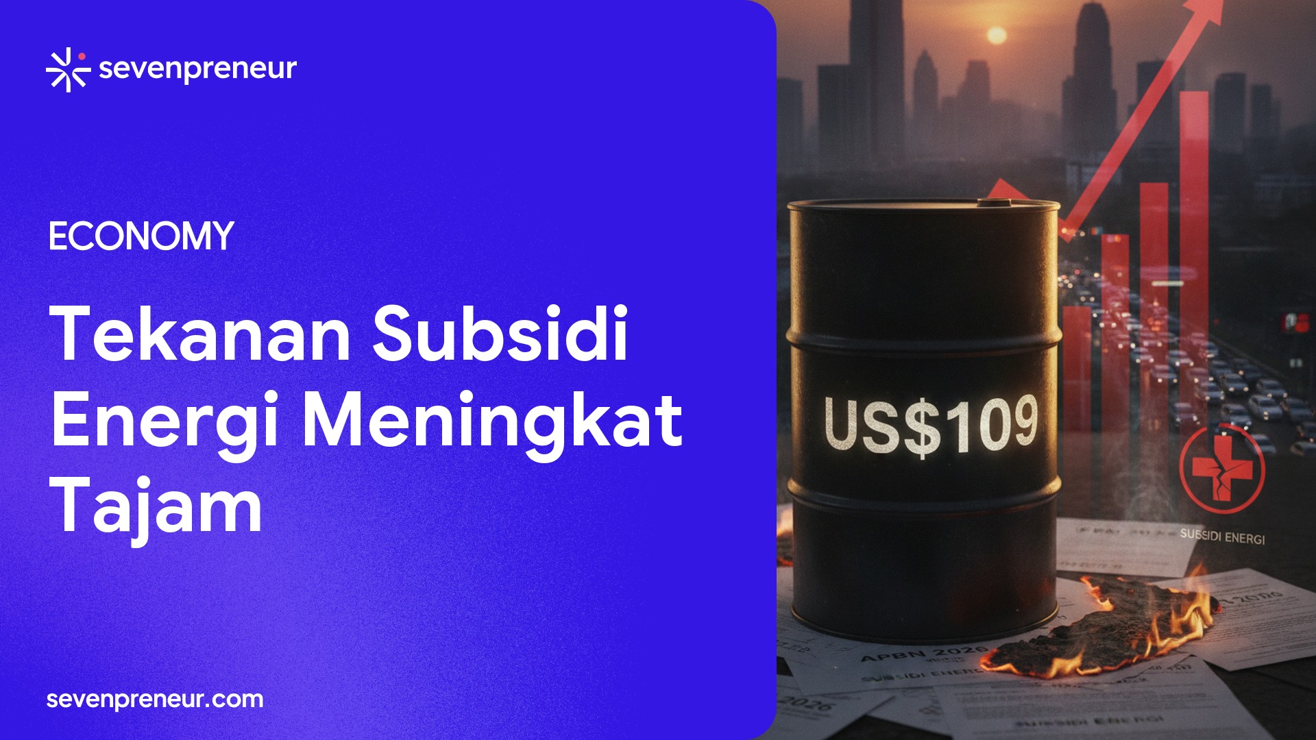 Harga Minyak Dunia Tembus US$109, APBN Indonesia Terancam Tekanan Subsidi Energi