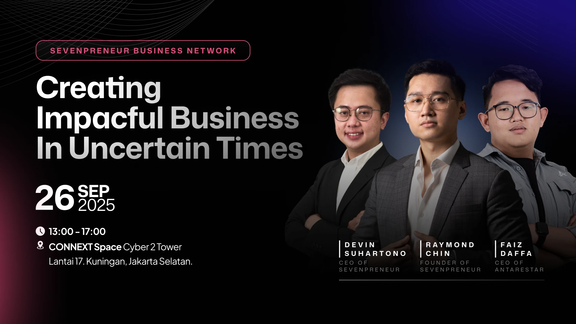 Sevenpreneur Business Networking: Creating Impactfull Business In Uncertain Times